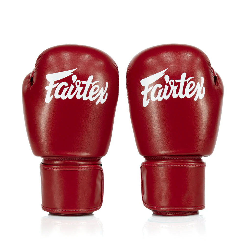 Fairtex Amateur Boxing Gloves - Red - Red - 10 oz