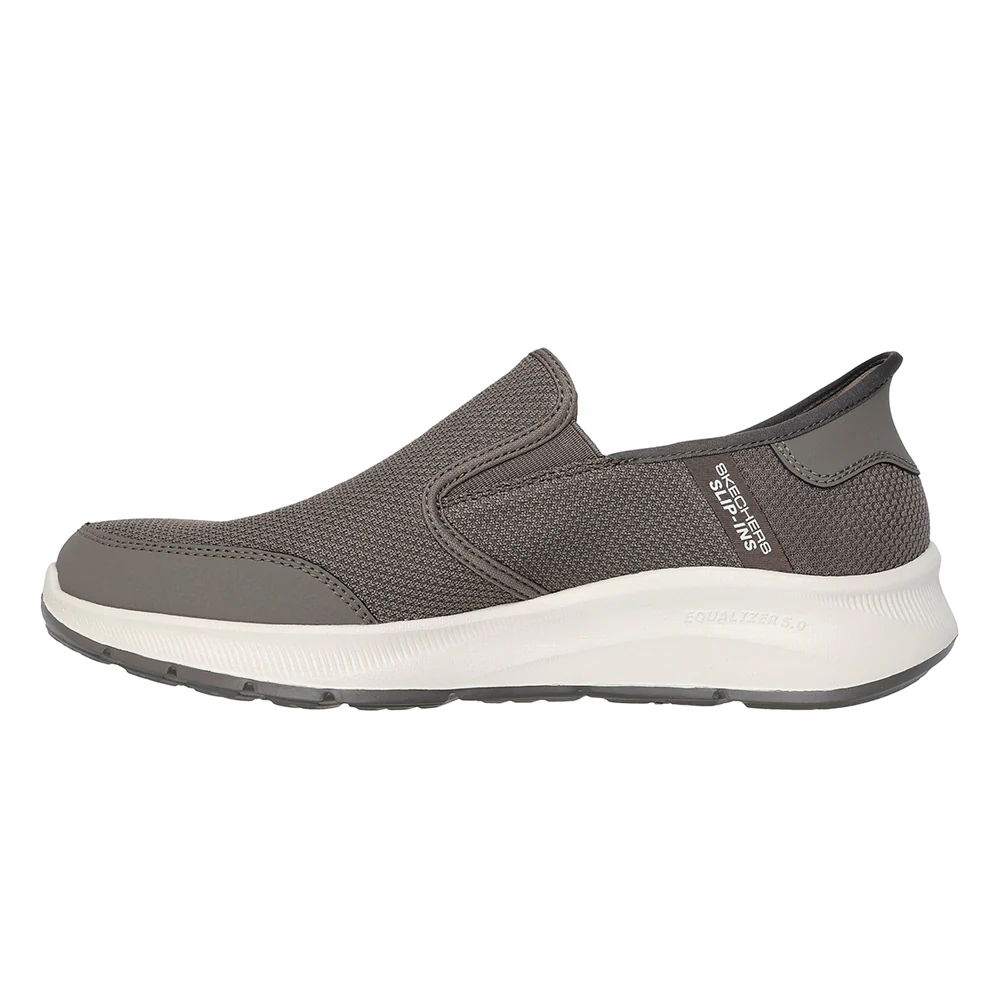 SKECHERS Hands Free Slip-ins® Relaxed Fit®: Equalizer 5.0 - Drayze Men's Lifestyle Shoes - Brown - US 10