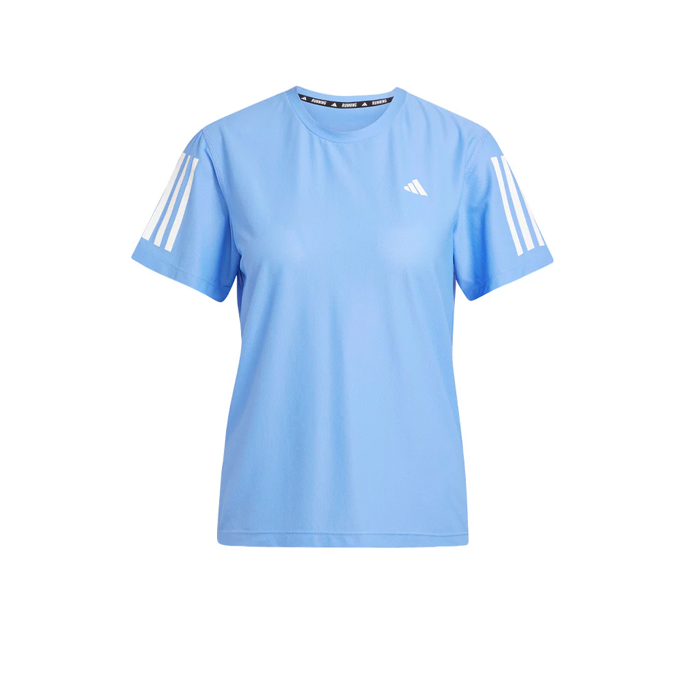 ADIDAS Own The Run Women's Running T-Shirt - Blue - 2XL (ASIAN SIZE)