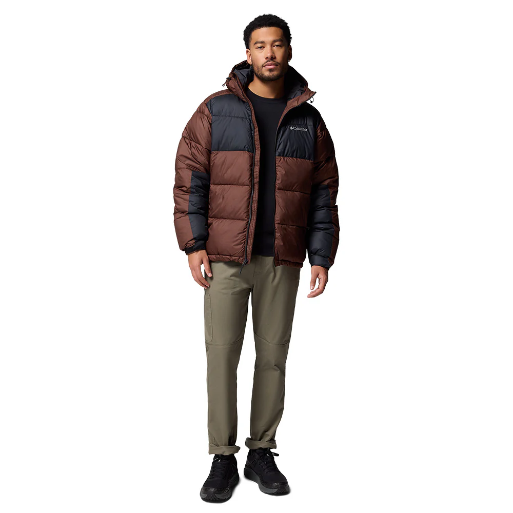 COLUMBIA Pike Lake™ II Hooded Men's Hiking Jacket - Brown - 2XL (US SIZE)