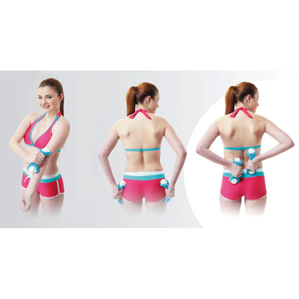 THAISPORTS ลูกกลิ้งนวดตัว H-1329 สีฟ้า - Blue - ONE SIZE