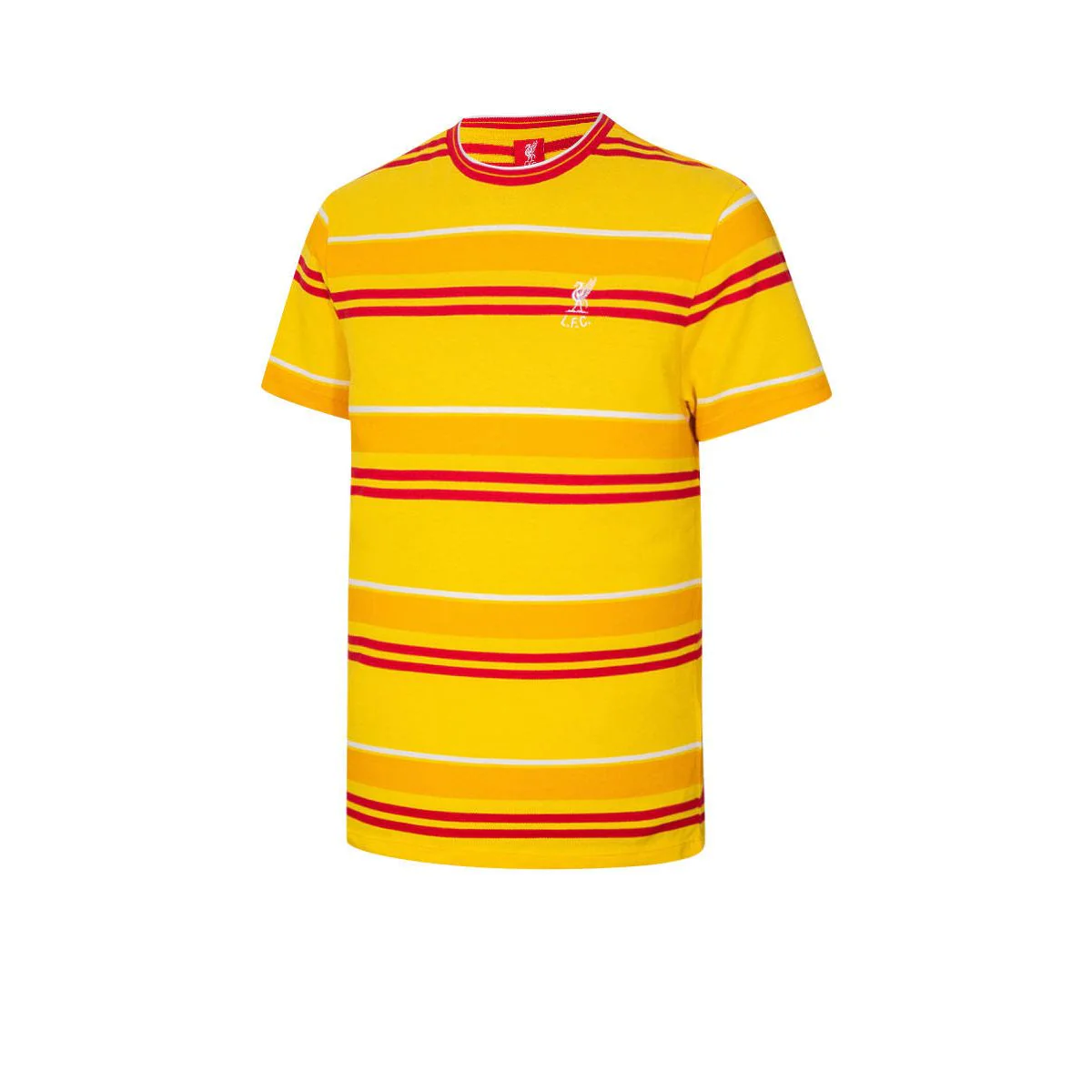 LFC 86 3rd Stripe Men's Football T-Shirt - Yellow - 2XL (UK SIZE)