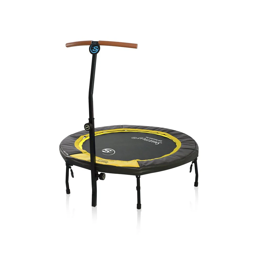 Smartplayonly แทรมโพลีนที่กระโดด ซุปเปอร์บาวซ์โปร พับเก็บขาได้ ขนาด 50 นิ้ว สีเหลือง - Yellow - One Size