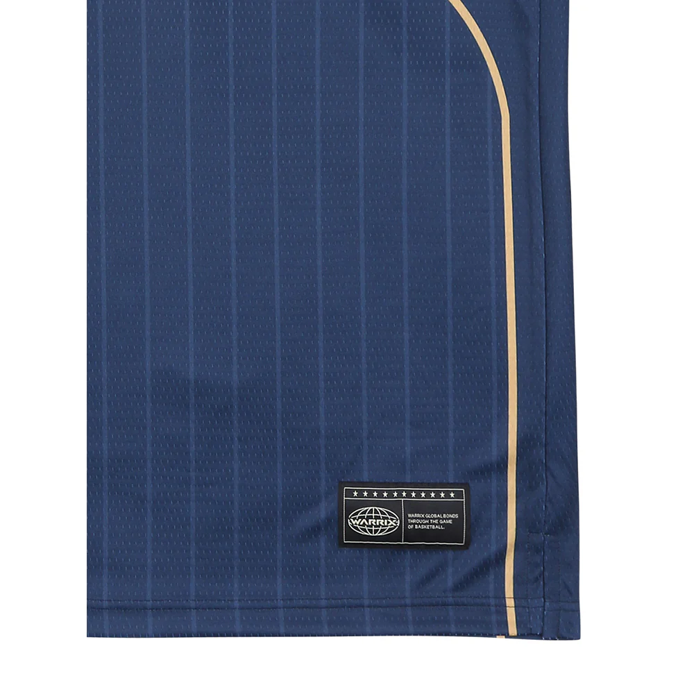 WARRIX Next Move Unisex Basketball Jersey - Navy - 2L (US SIZE)