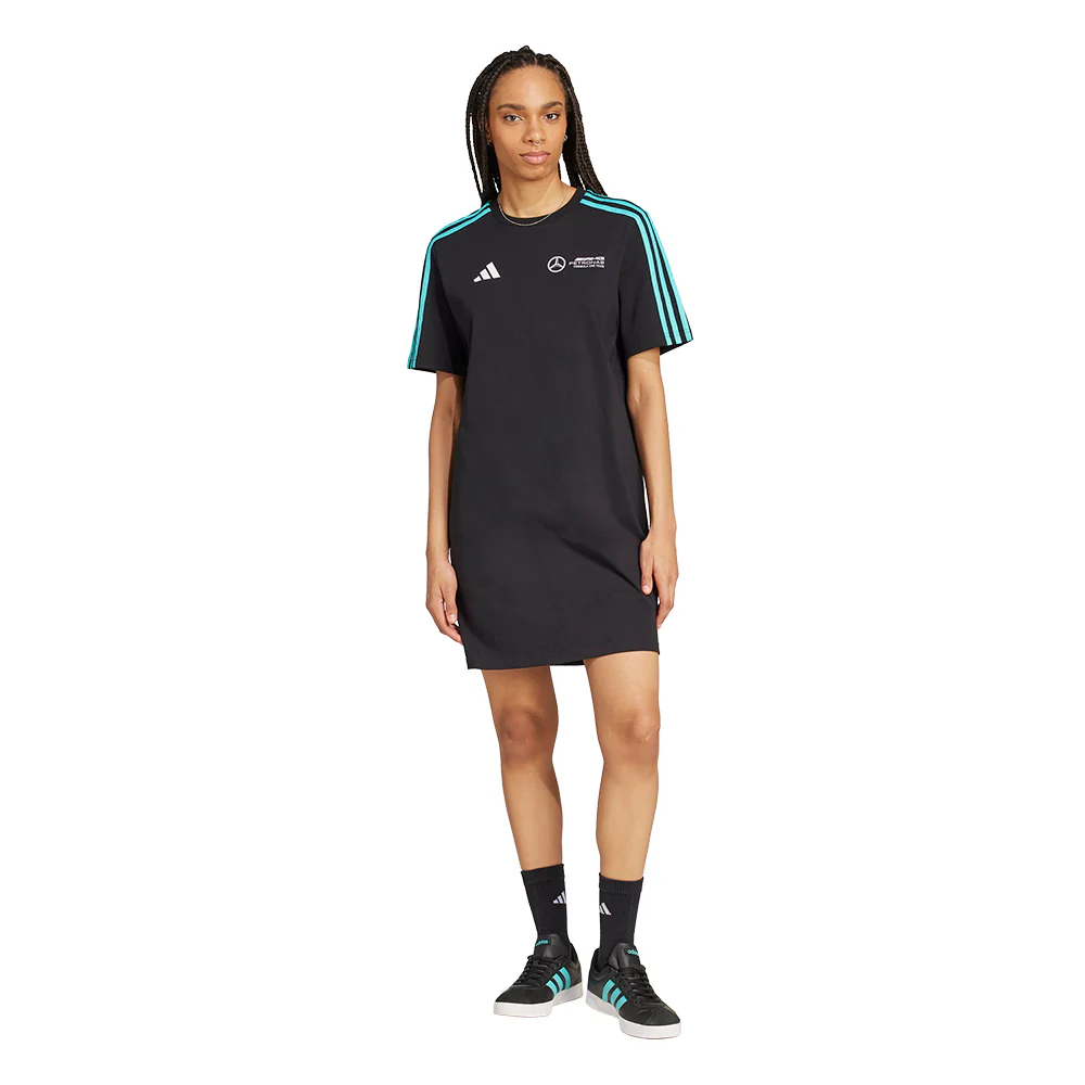 ADIDAS Mercedes - AMG Petronas Formula One Team DNA Women's Dress - Black - L (UK SIZE)