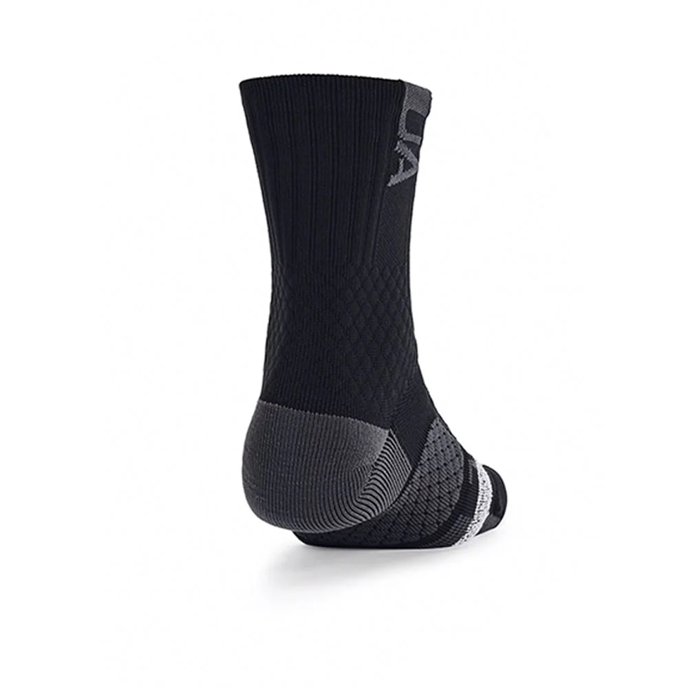 UNDER ARMOUR ArmourDry™ Playmaker Mid-Crew Unisex Socks - Black - L (US SIZE)