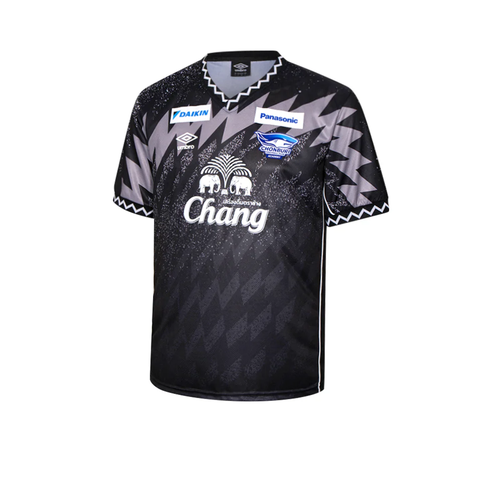 UMBRO Men's Chonburi FC 2025/26 Goalkeeper Jersey - Black - 2XL (ASIAN SIZE)