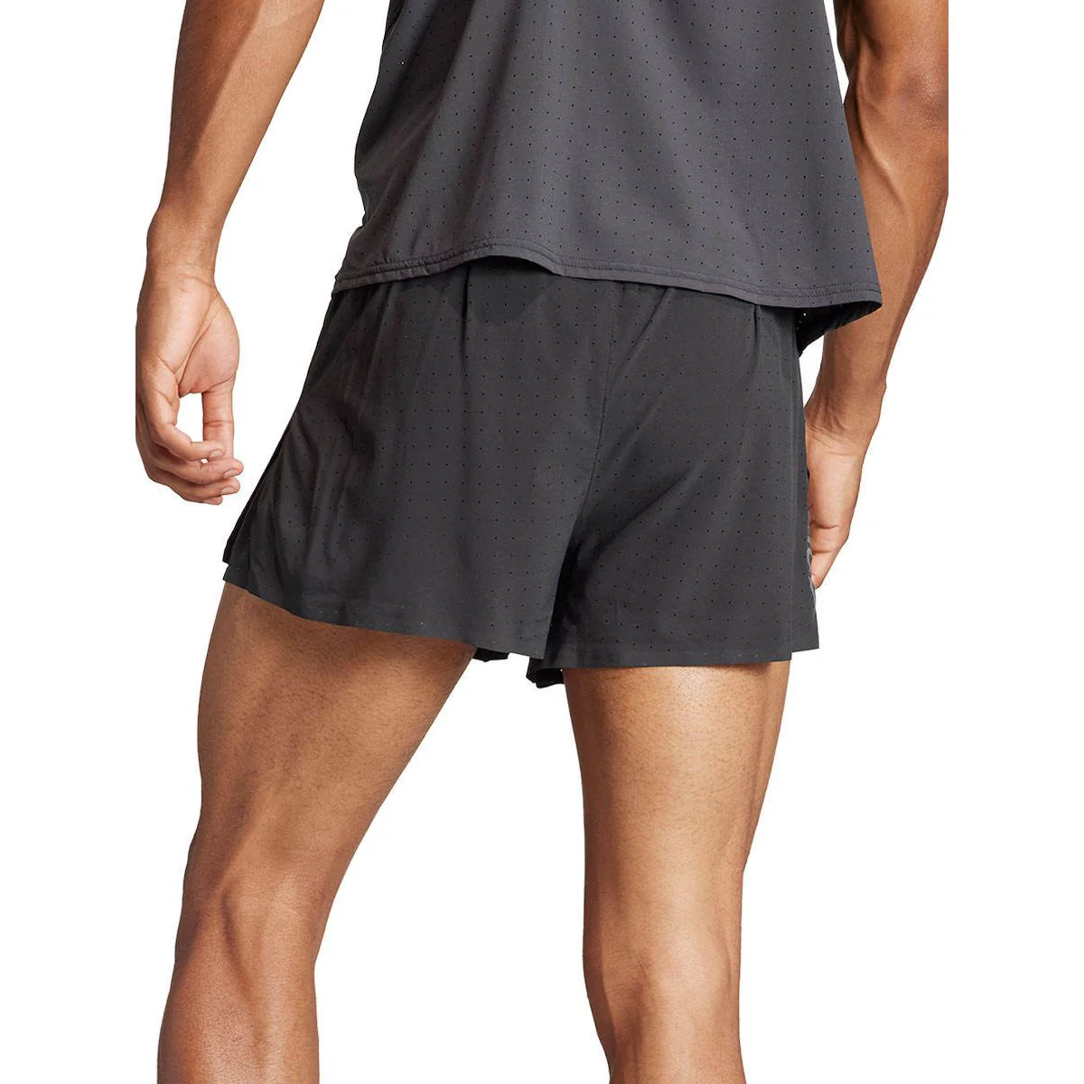 ADIDAS Adizero Running Split Men's Running Shorts - Black - 2XL (ASIAN SIZE)