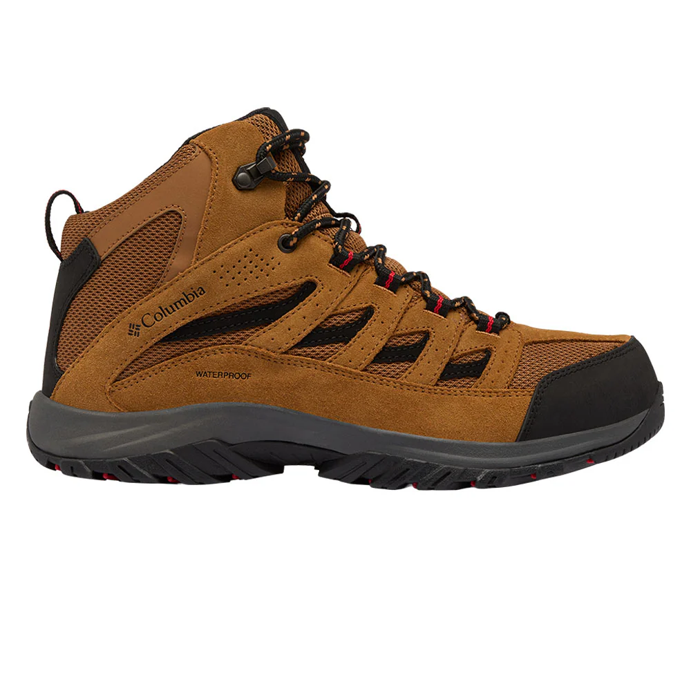 COLUMBIA Crestwood™ Mid Waterproof - Wide Men's Hiking Shoes - Brown - US 10