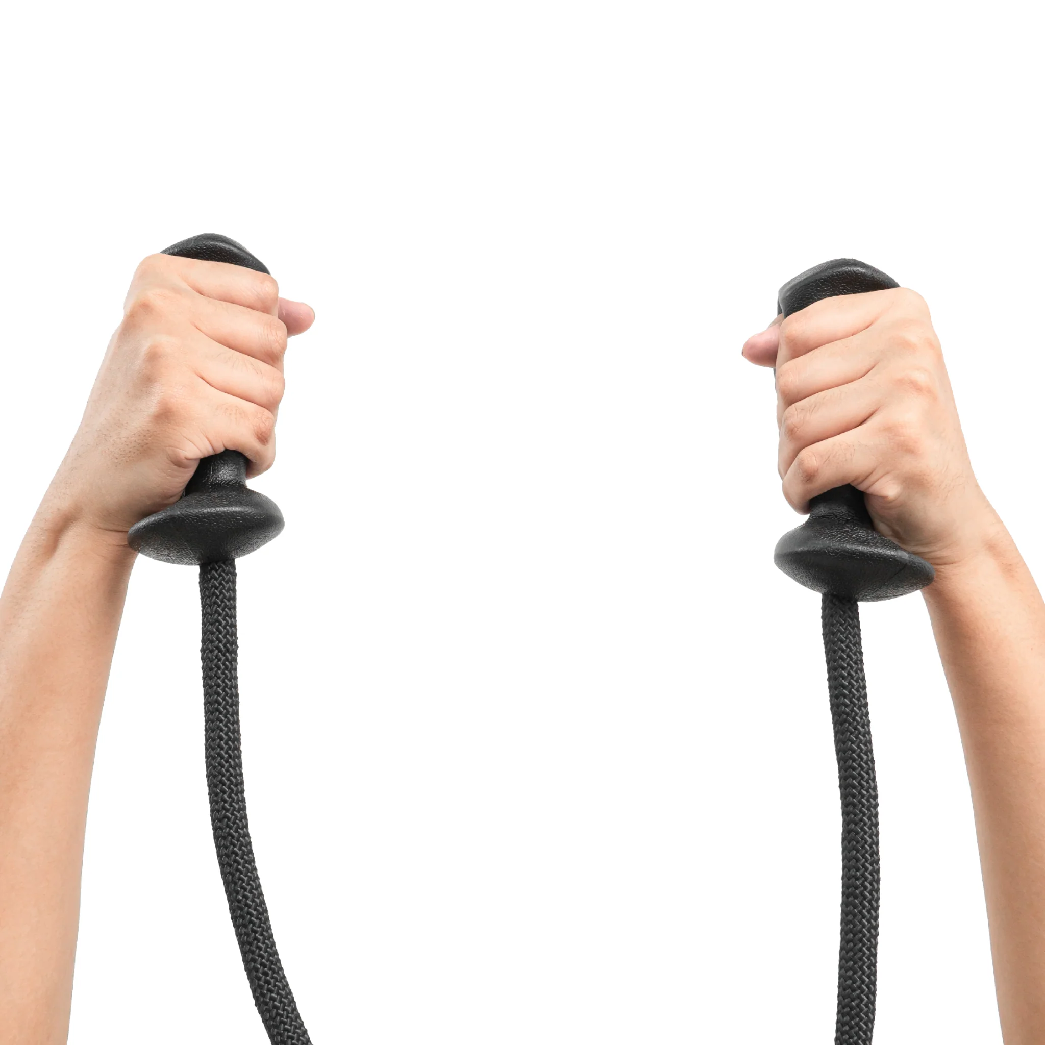 ERGONOMIC-GRIP เชือกหลังแขน (Triceps Rope) 91cm - Black - ONE SIZE