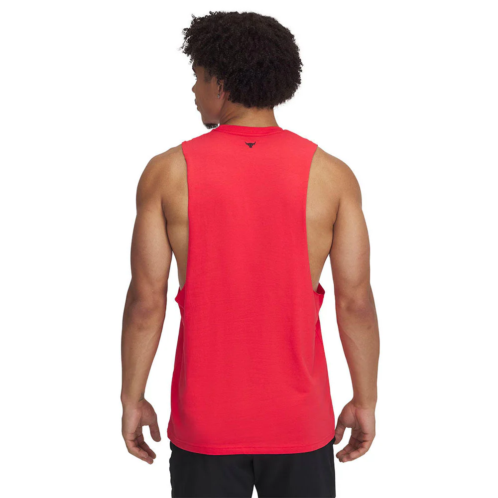 UNDER ARMOUR Project Rock Iron Men's Training Tank - Red - L (US SIZE)