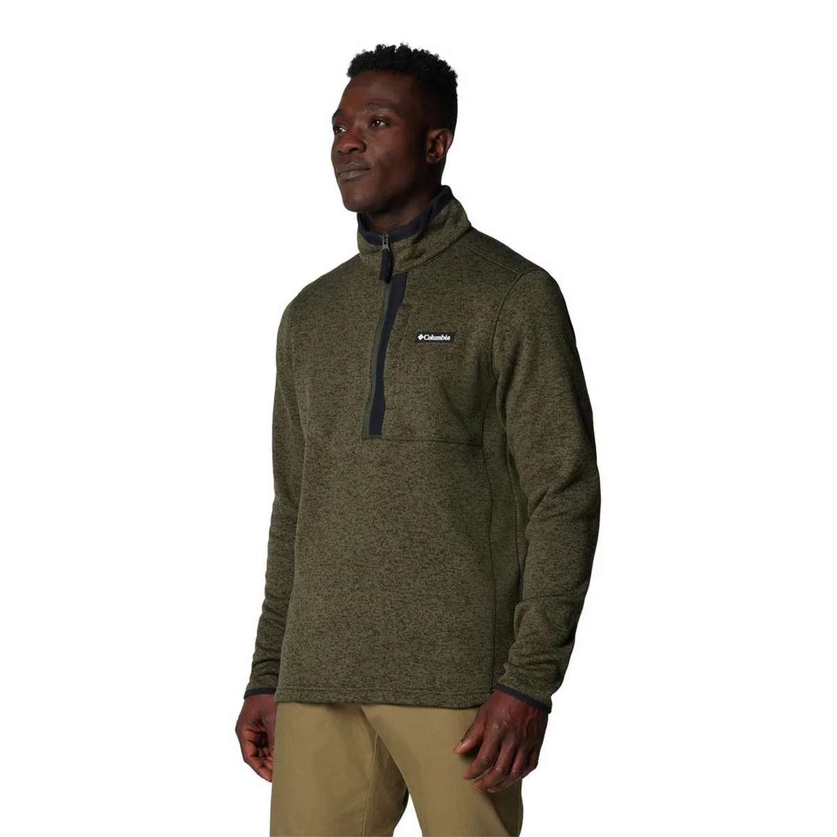 COLUMBIA Weather™ Half Zip Pullover Men's Sweatshirt - Black - 2XL (US SIZE)