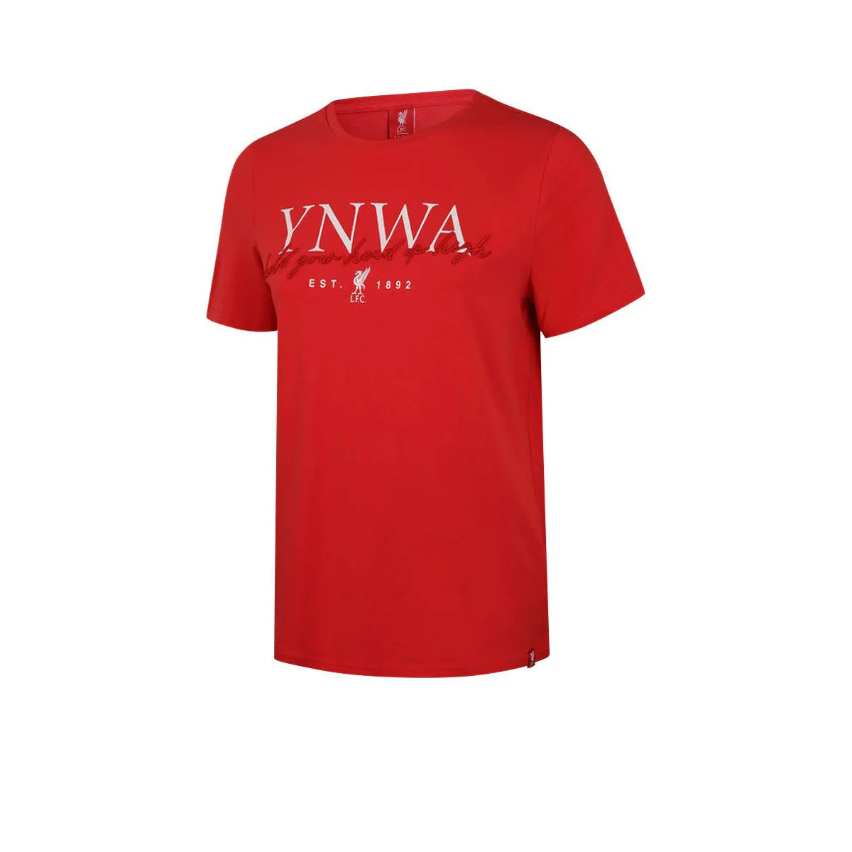 LFC YNWA Script Women's Football T-Shirt - Red - UK 10