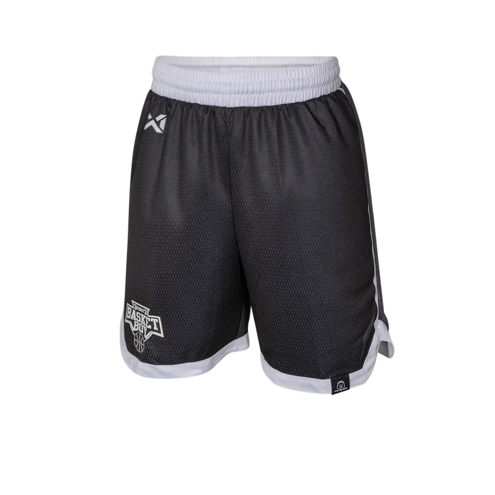 WARRIX Basket Boy Match Unisex Basketball Shorts - Black - 2L (US SIZE)
