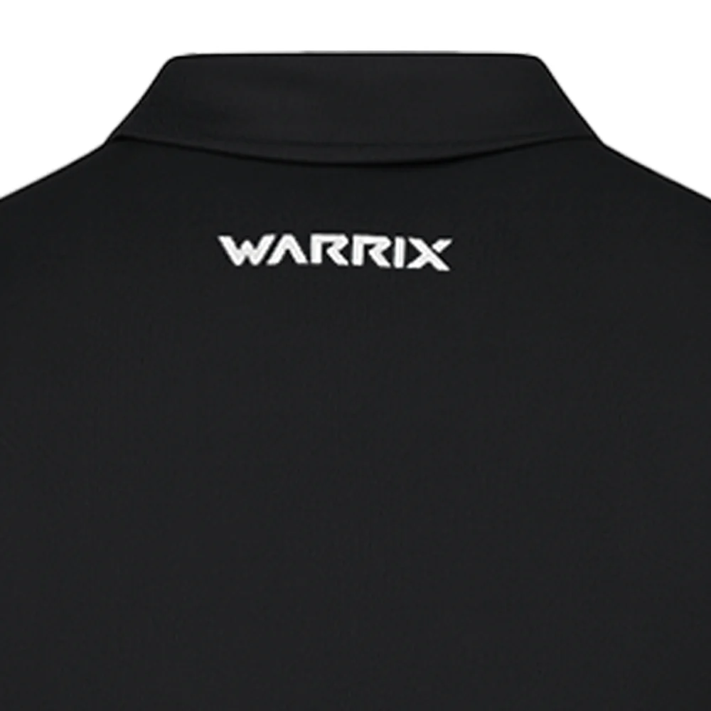 WARRIX Changsuek Nova Essence Unisex Polo Shirt - Black - 2L (US SIZE)