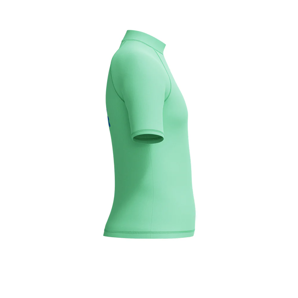 SPEEDO Short Sleeve Boys Rashguard - Green - 11-12 YEARS