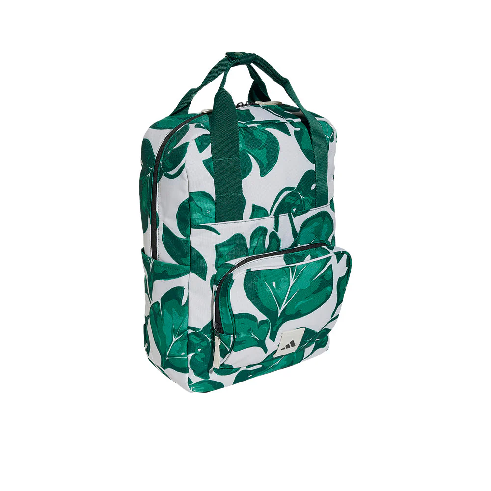 ADIDAS Leaf Print Unisex Backpack - Green - ONE SIZE