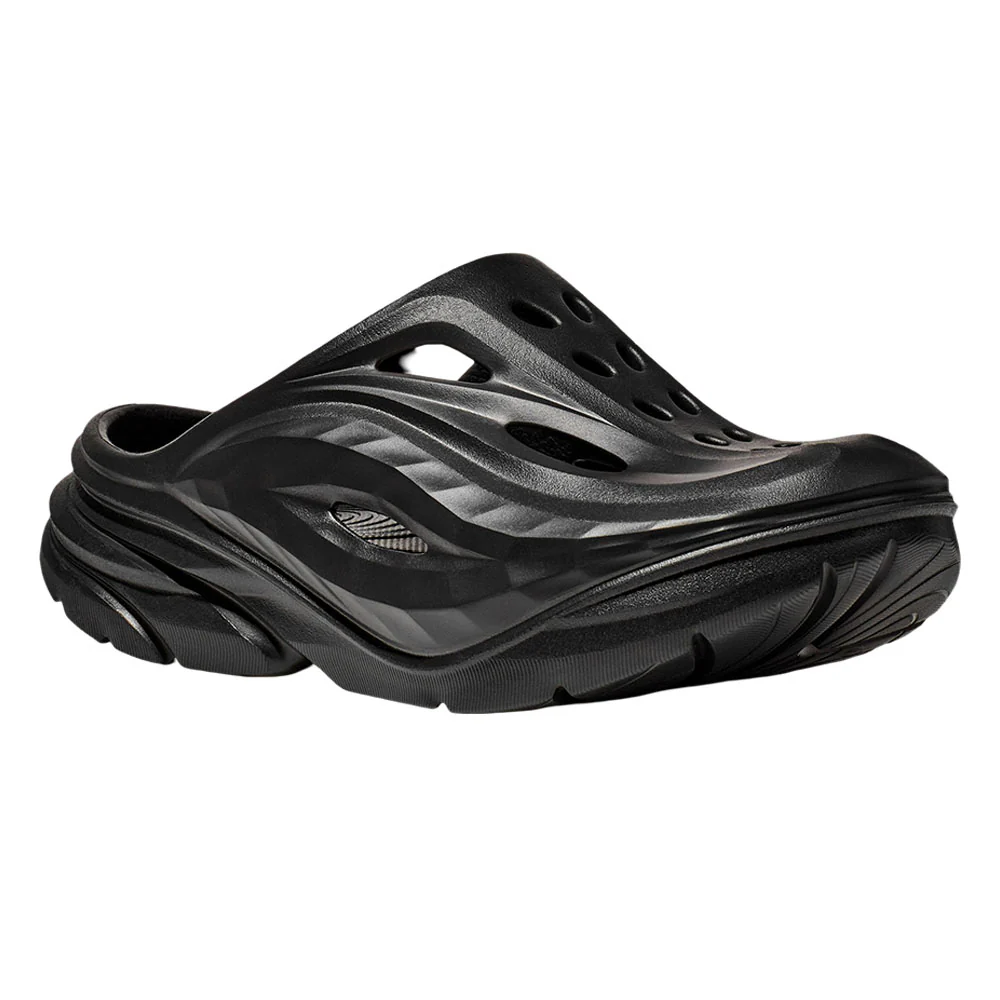 HOKA Ora Recovery Mule Unisex Sandals - Black - M10/W12