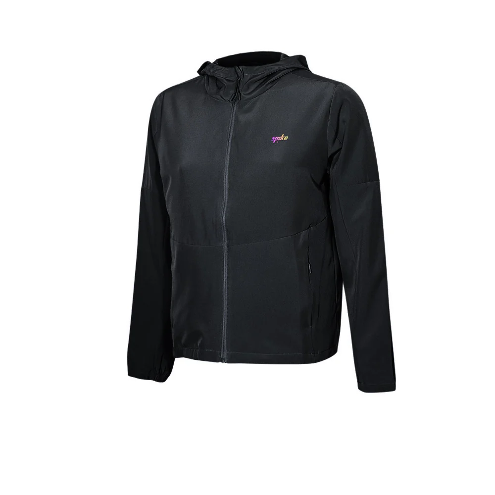 SPIKE Black Women's Running Jacket - Black - L