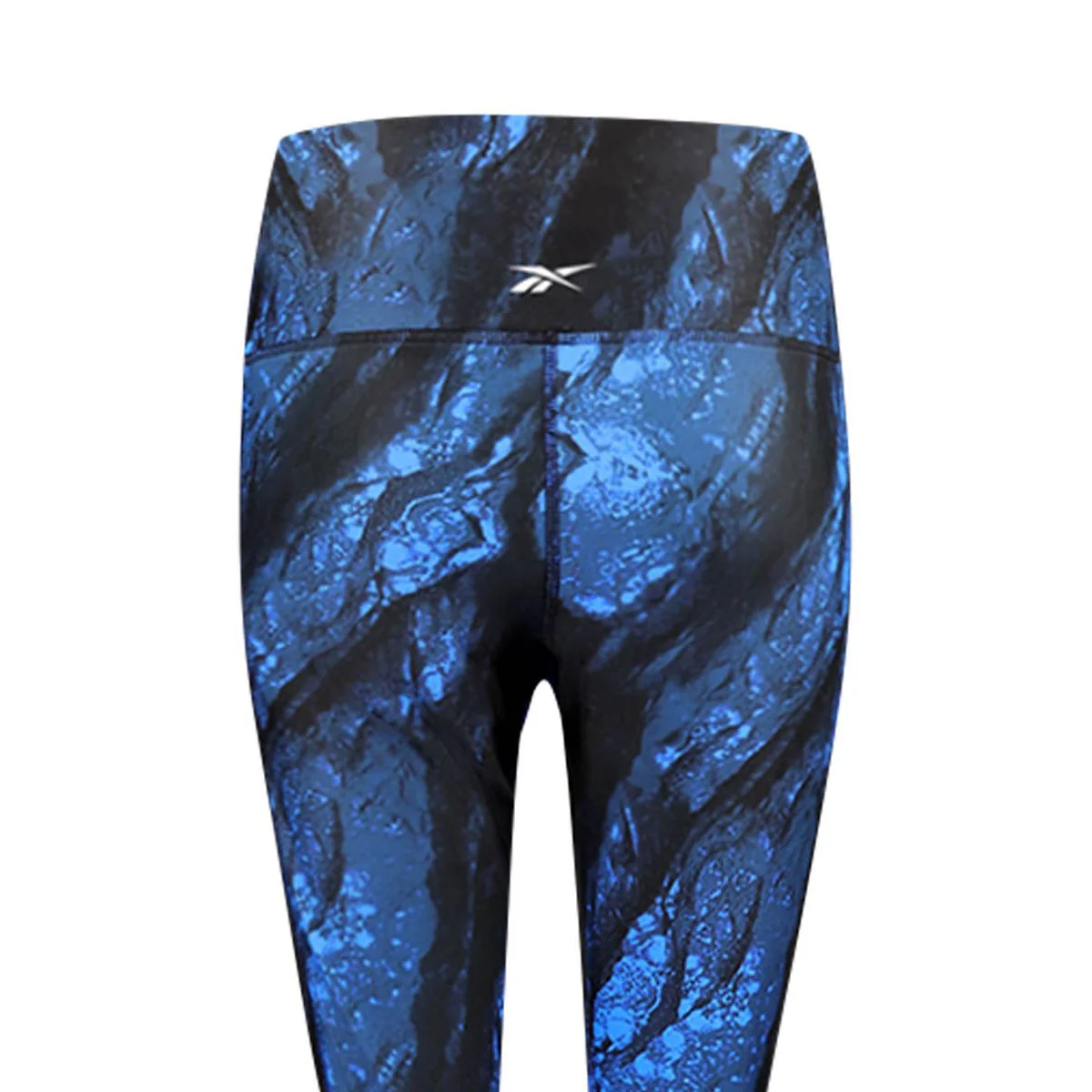 REEBOK Lux Bold Printed Women's Training Leggings - Black - L (US SIZE)