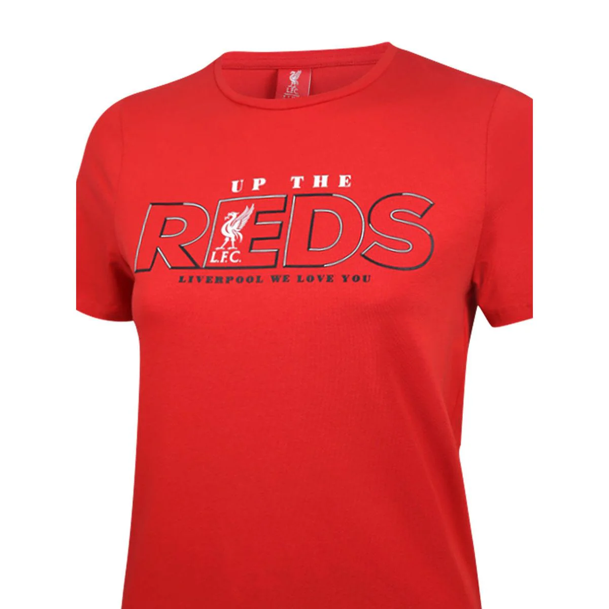 LFC Womens Up The Reds Women's T-Shirt - Red - UK 10