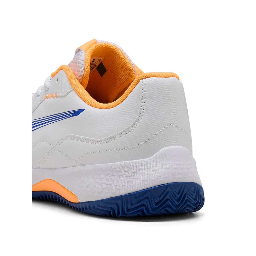 PUMA NOVA Smash Padel Men's Futsal Shoes - White - UK 10