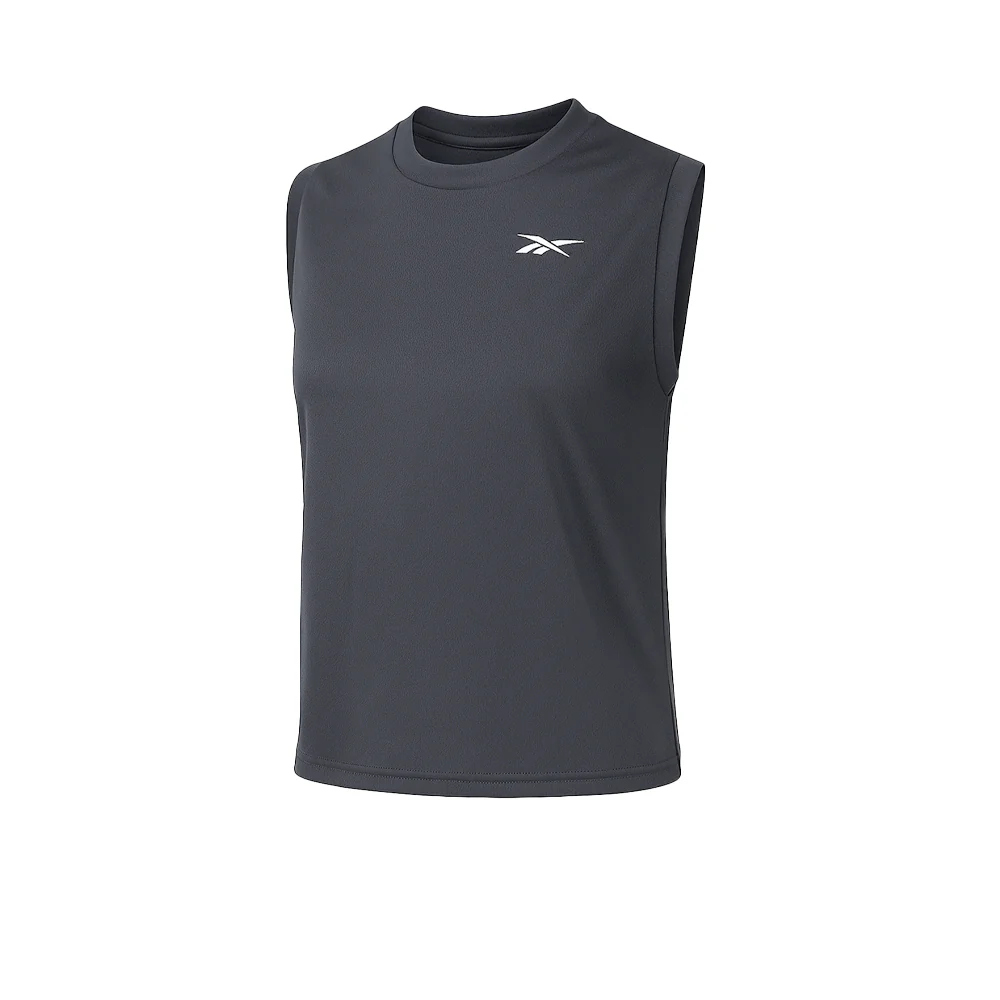 REEBOK ID Basketball Mesh Women's Training Tank - Black - L (US SIZE)