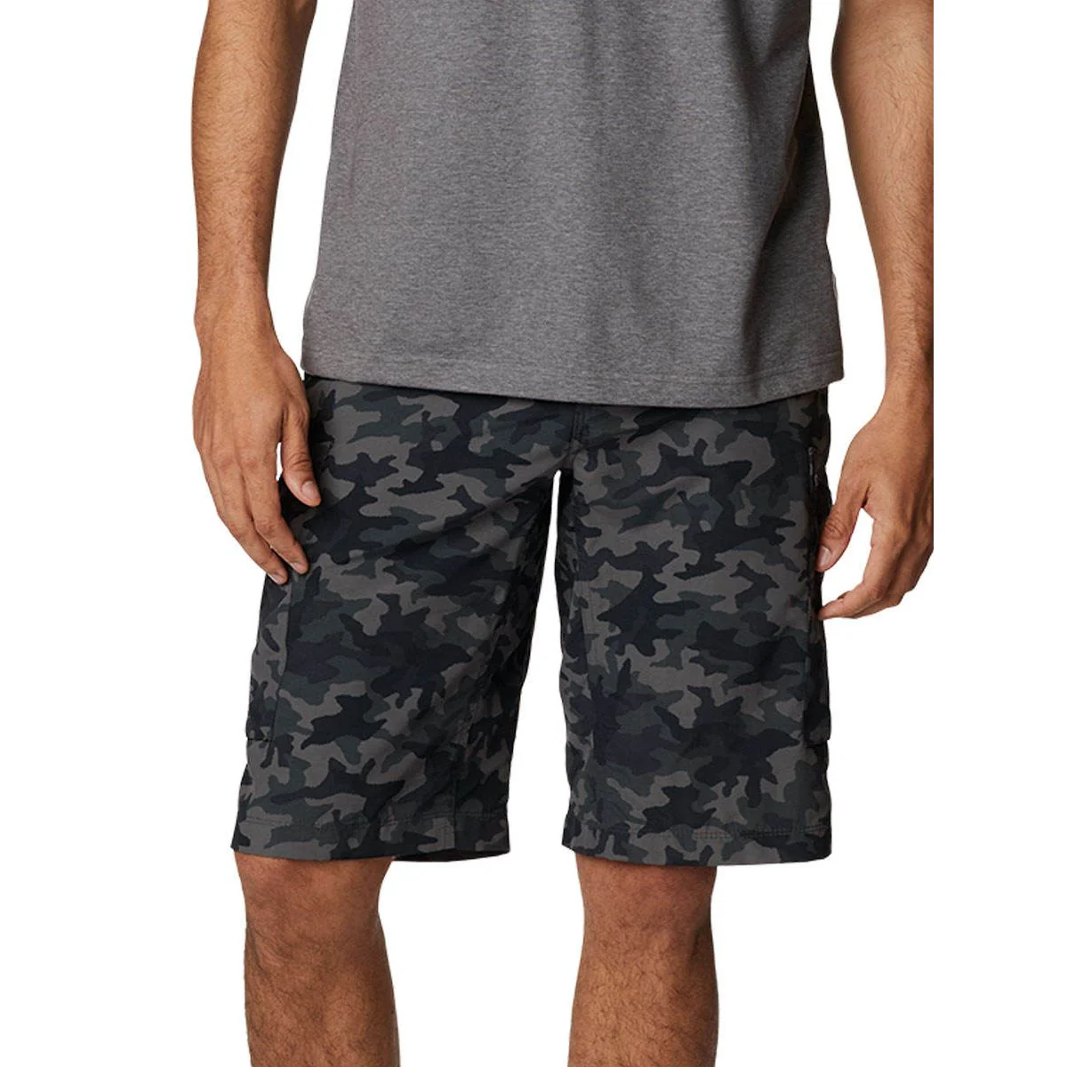 COLUMBIA Silver Cargo Men's Hiking Shorts - Black - 30 (US SIZE)