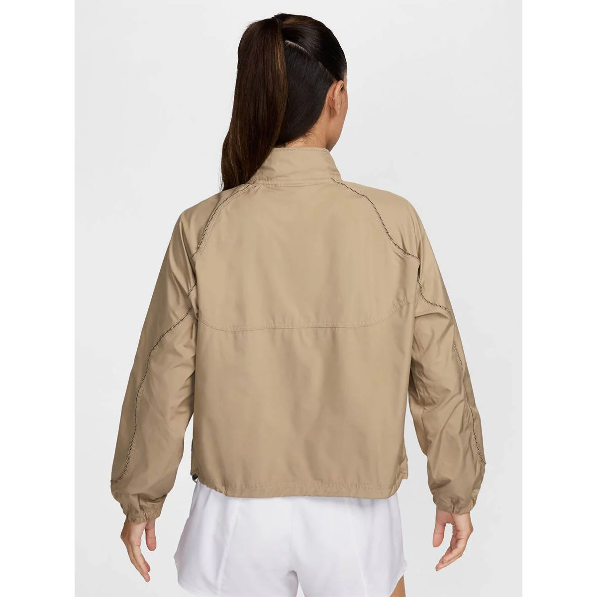 NIKE HJ6990 Women's Running Jacket - Brown - L (US SIZE)