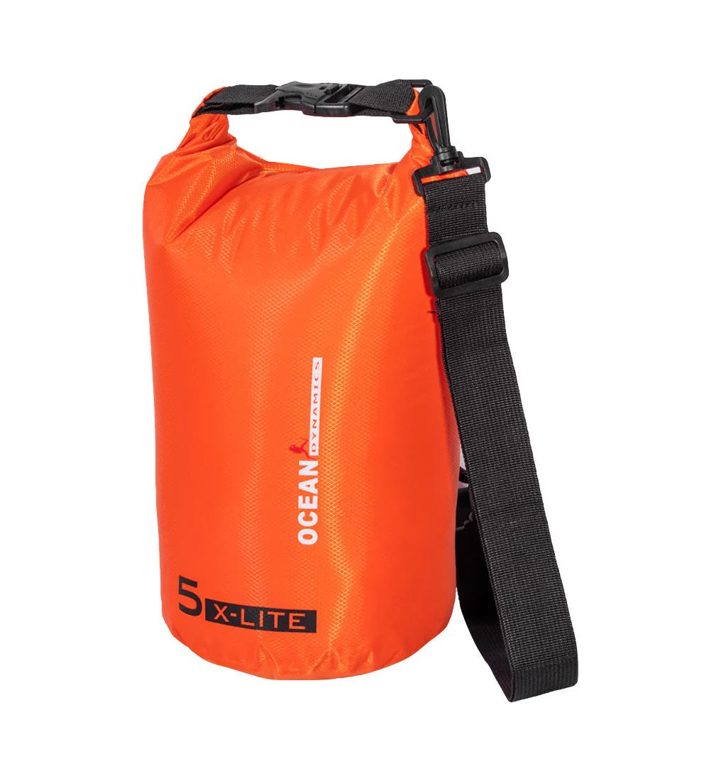 OCEANDYNAMIC X-Lite 5L Unisex Waterproof Bag - Orange - 5 LITRES