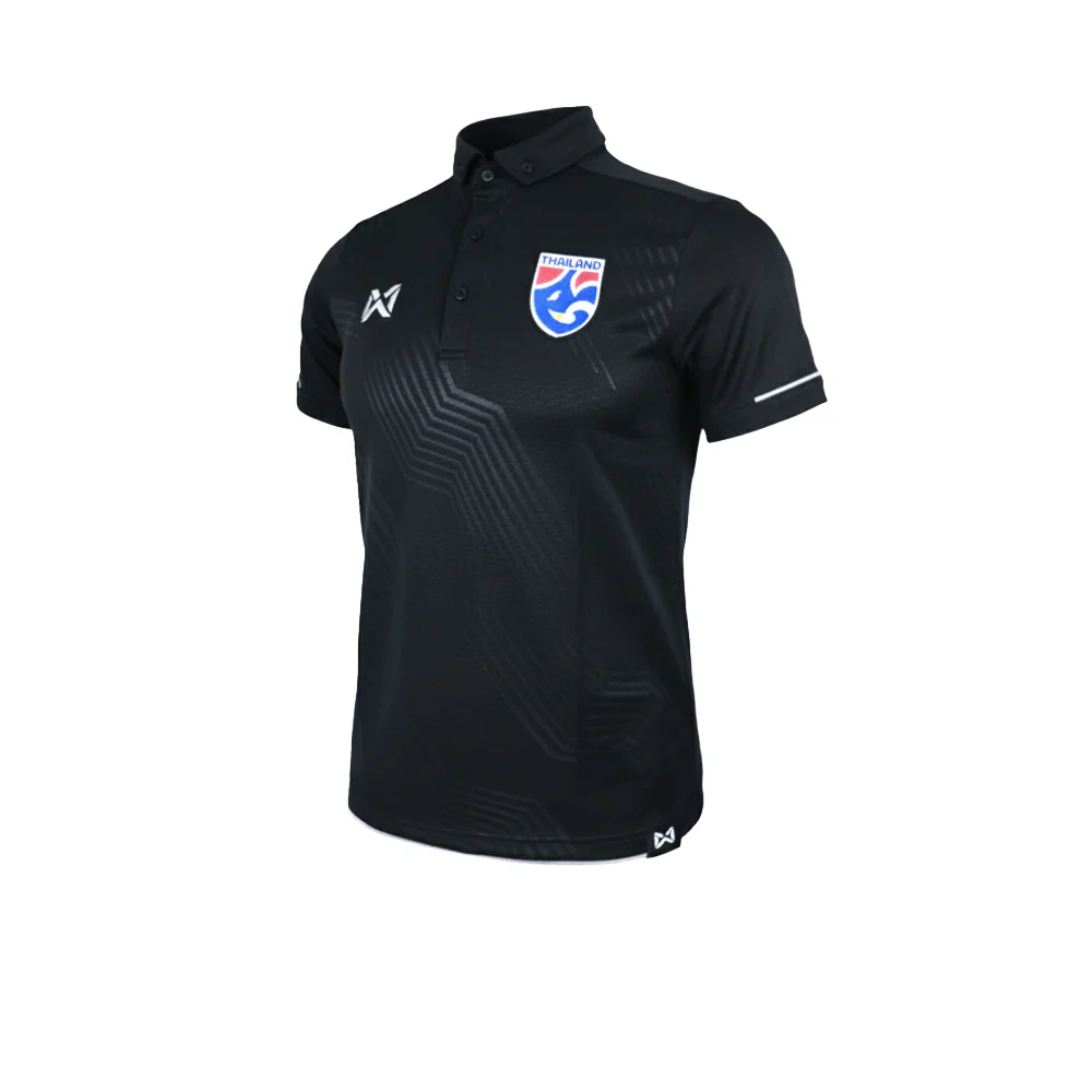 WARRIX Changsuek Luminous Unisex Polo Shirt - Black - 2L