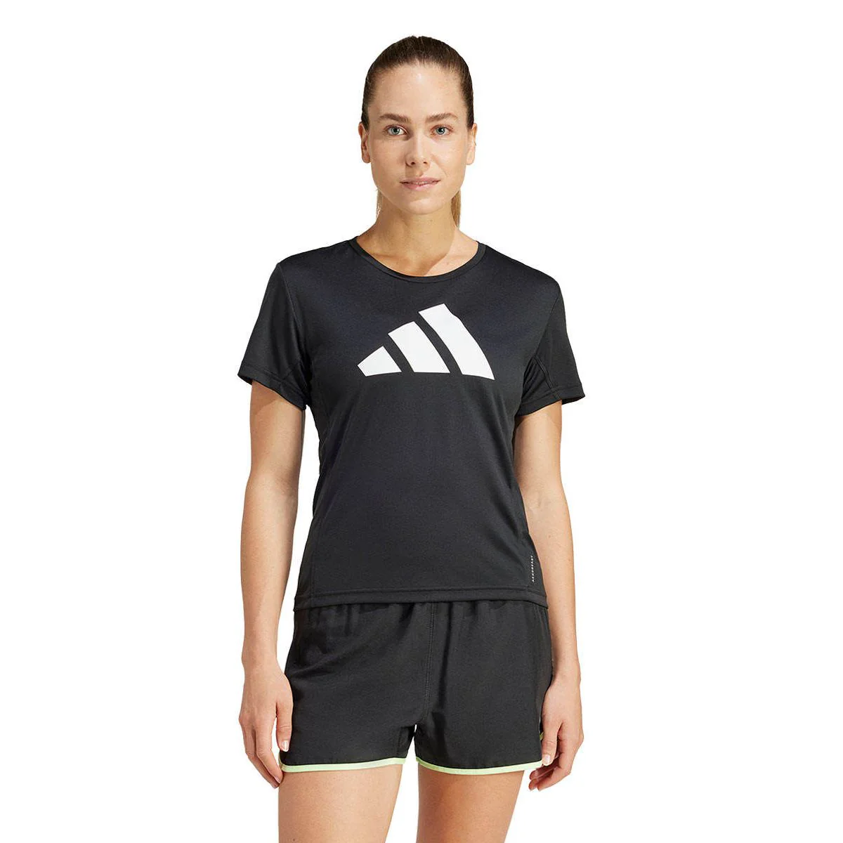 ADIDAS Run It Women's Running T-Shirt - Black - 2XL (ASIAN SIZE)