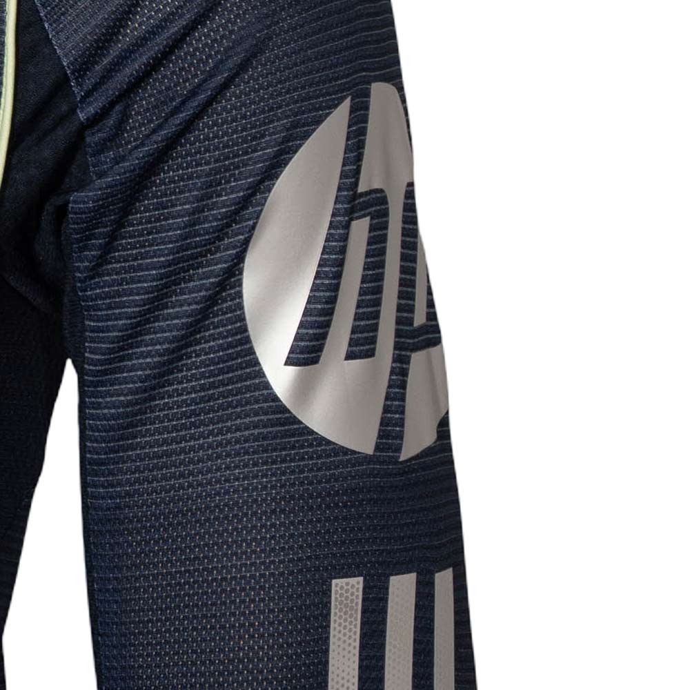 ADIDAS Men's Real Madrid Away Authentic 2025/26 Long Sleeve Jersey - Blue - 2XL (UK SIZE)