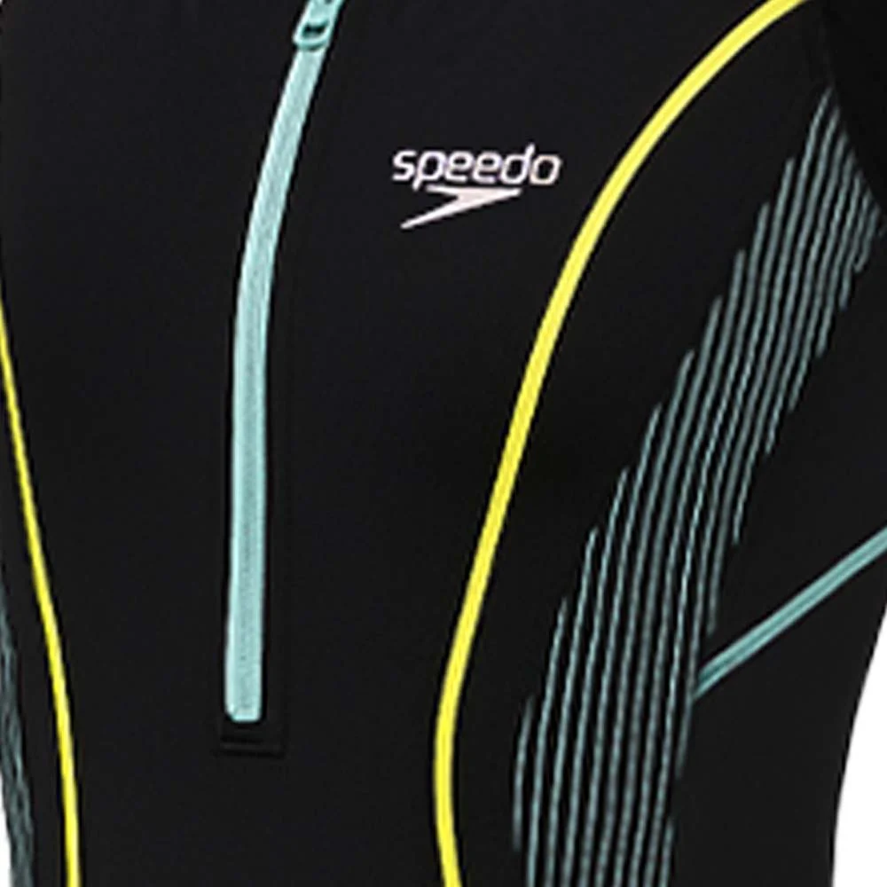 SPEEDO Hero 6.0 Kneesuit Girls Swimsuit - Black - 11-12 YEARS