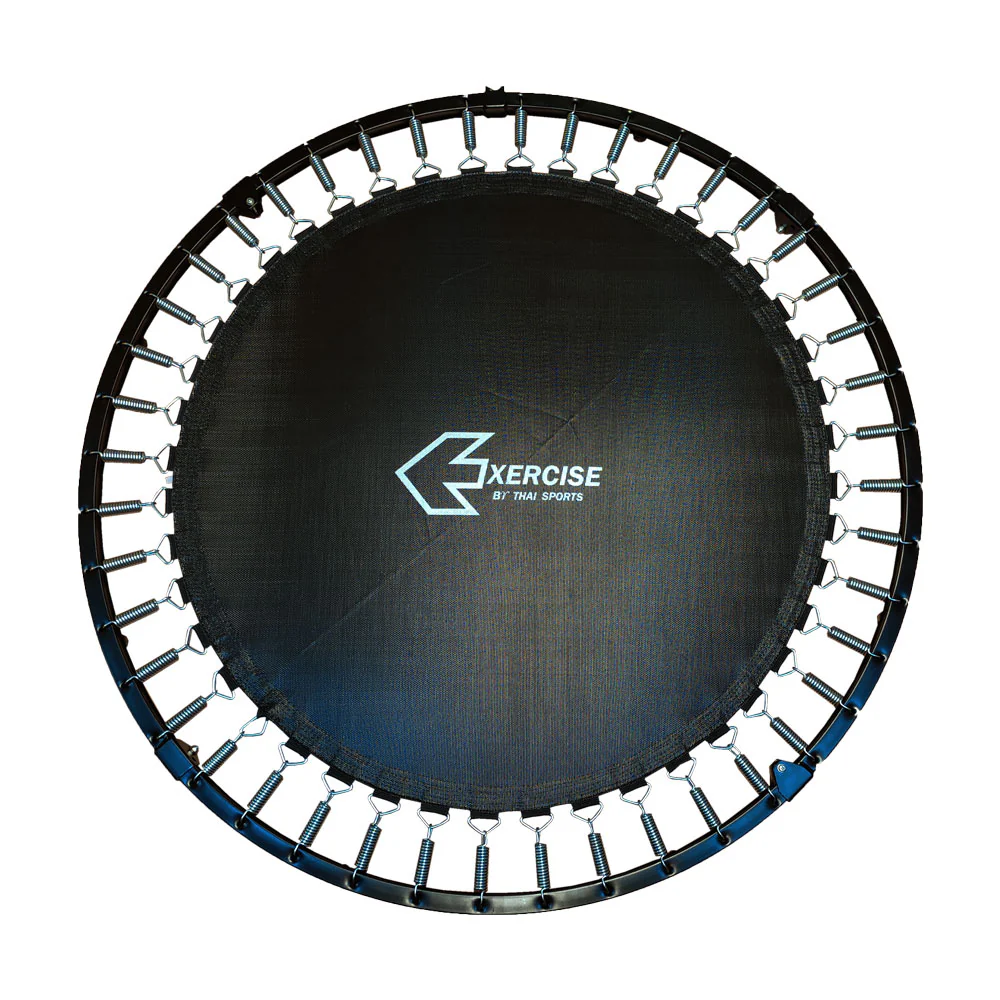 THAISPORTS แทรมโพลิน 48"-120ซม. มีราวจับและพับได้ - Grey - ONE SIZE