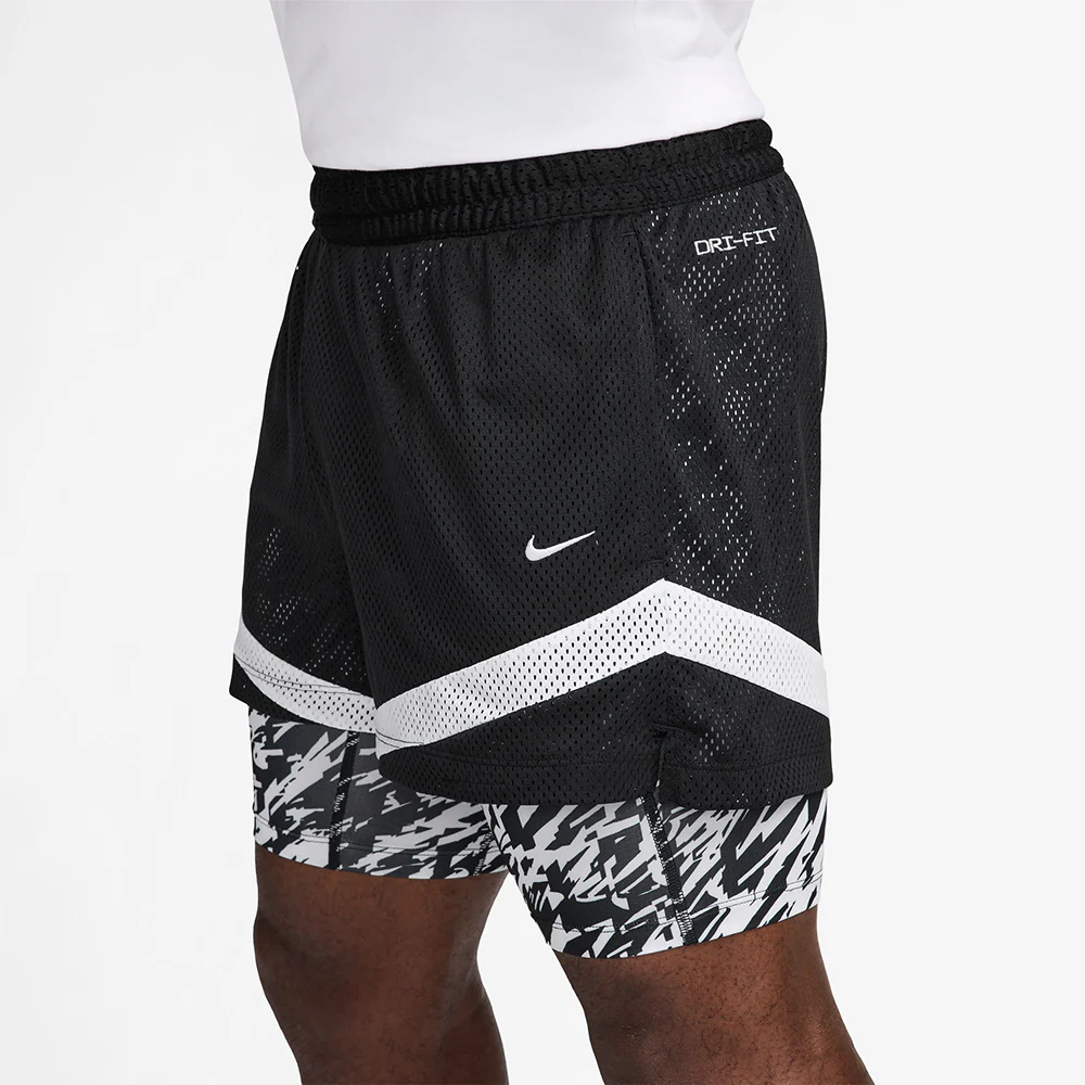 NIKE Dri-FIT Icon Men's Basketball Shorts - Black - L (ASIAN SIZE)