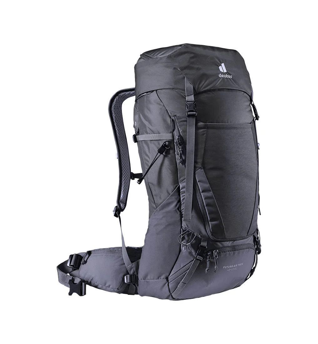 DEUTER Futura Air Trek 45+10 SL Unisex Trekking Backpack - Black - ONE SIZE