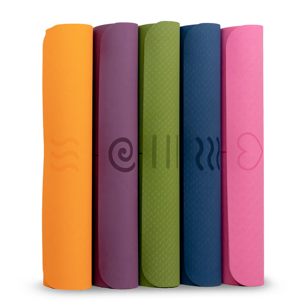 เสื่อออกกำลังกาย เสื่อโยคะ 5 สีสัน - Multi color - EARTH