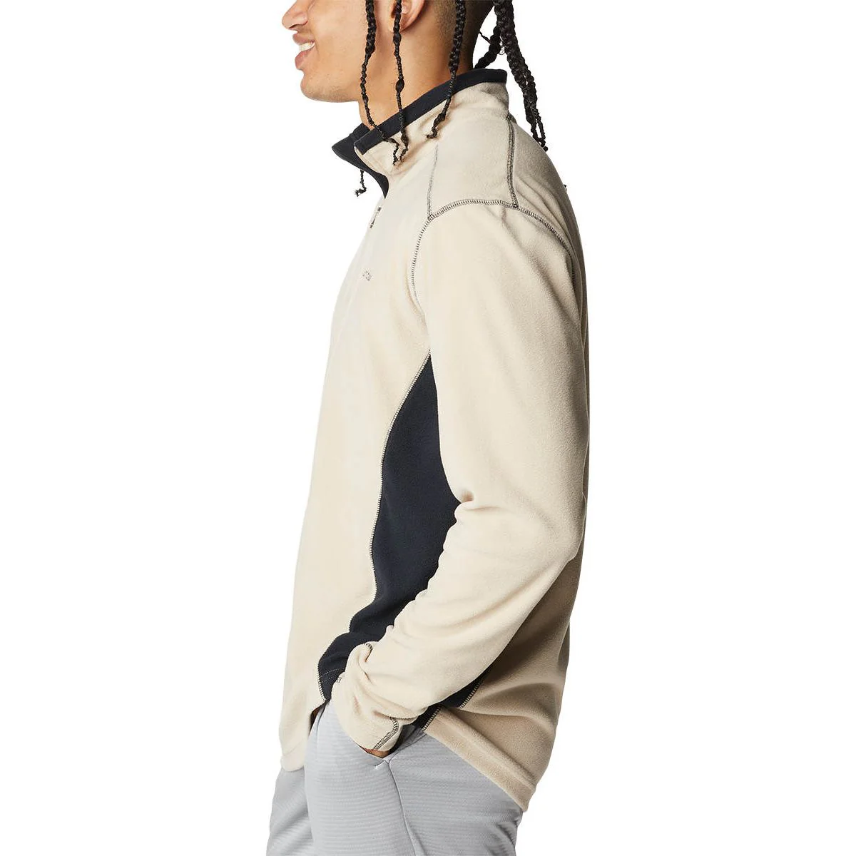 COLUMBIA Klamath Range™ II Half Zip Men's Sweatshirt - Cream - 2XL (US SIZE)