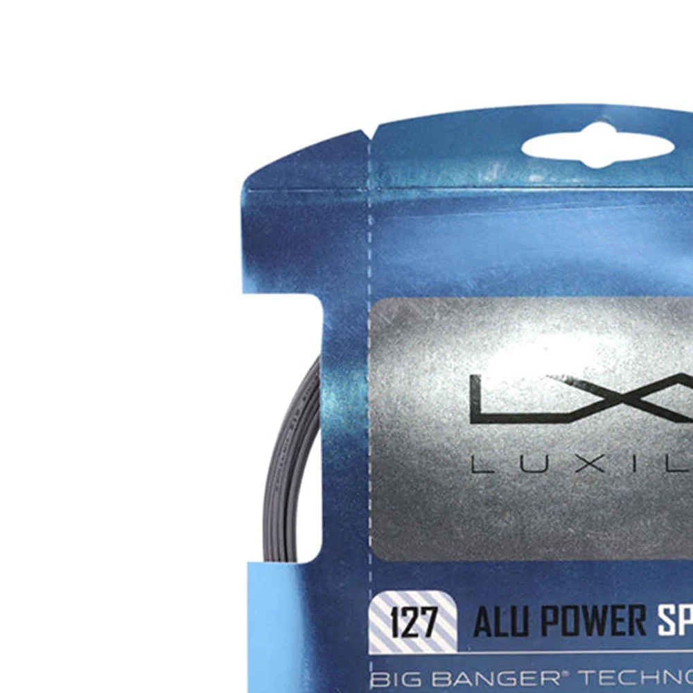 WILSON Luxilon ALU Power 127 Spin Tennis String - Silver - ONE SIZE