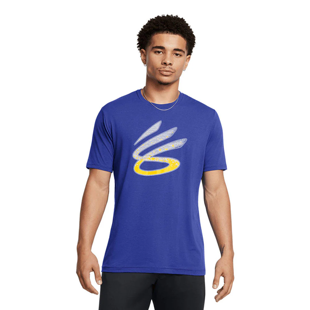 UNDER ARMOUR Curry Logo Trend Men's Basketball T-Shirt - Blue - 2XL (US SIZE)