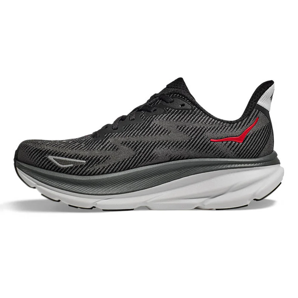 HOKA Clifton 9 Men's Running Shoes - Black - US 10