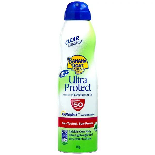 BananaBoat Sport Sun Spray SPF50 170g บานาน่าโบ๊ทสเปรย์กันแดดโลชั่นอัลตร้าโพรเทคSPF50 170มล. - Multi color - One Size