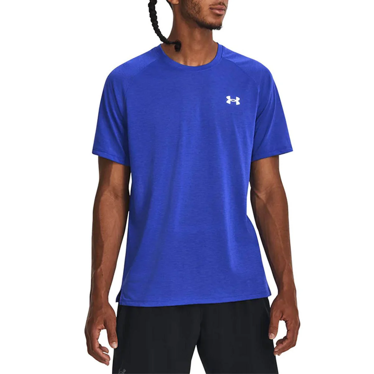 UNDER ARMOUR Streaker Run Short Sleeve Men's Running T-Shirt - Blue - L (US SIZE)