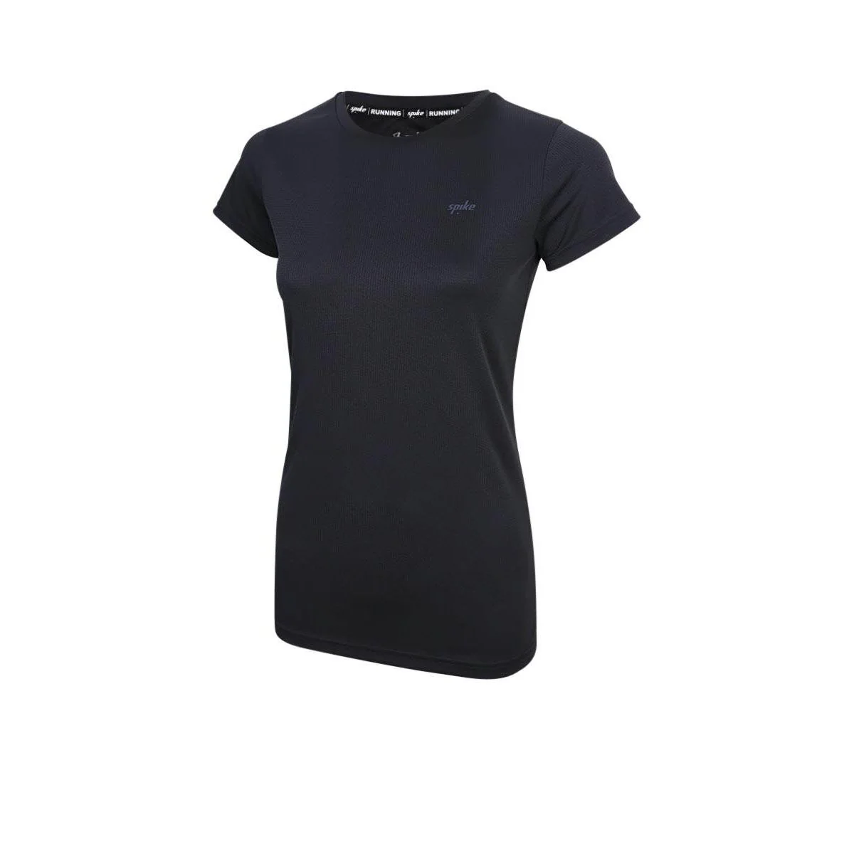 SPIKE SP24RUTSW023 Women's Running T-Shirt - Black - L (US SIZE)