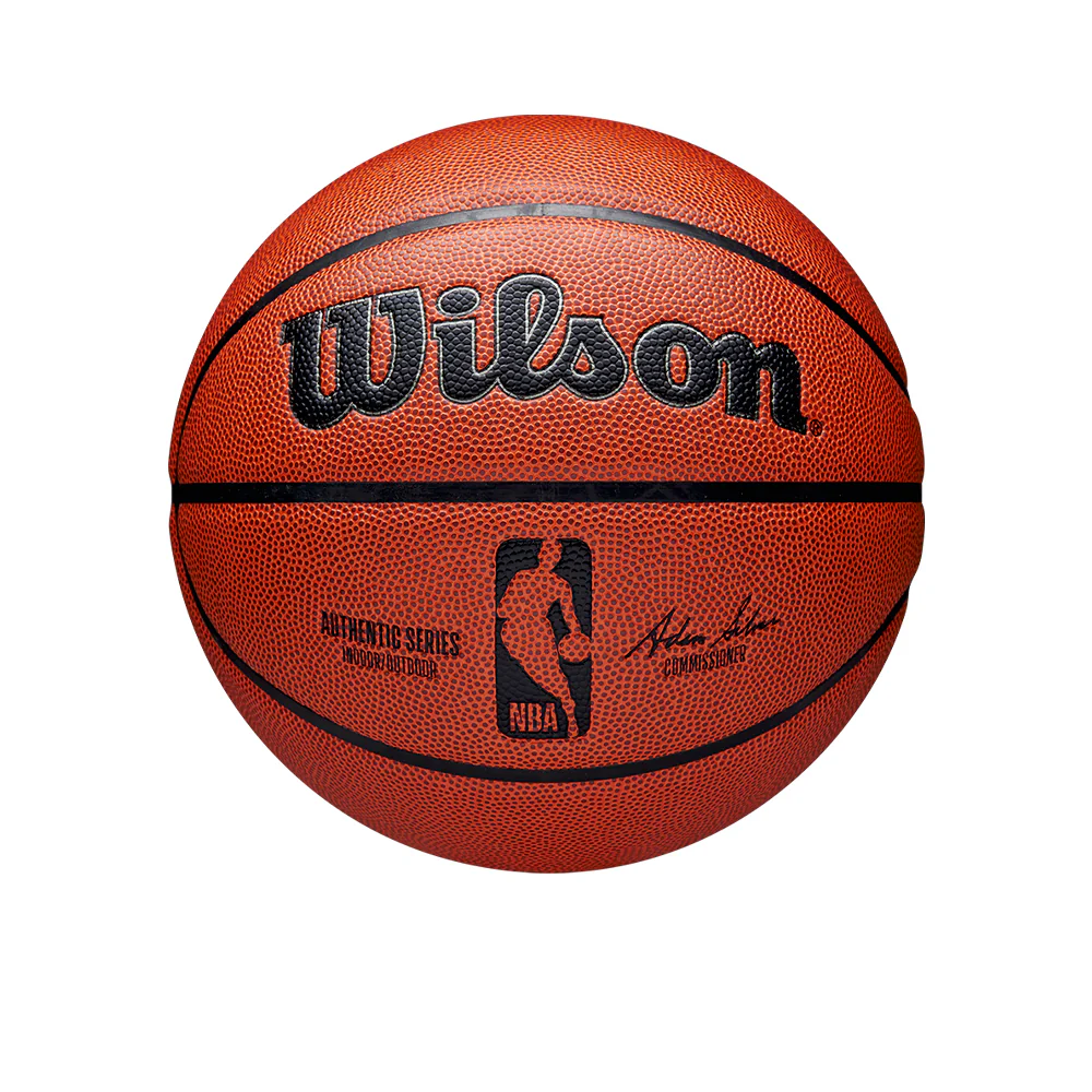 WILSON NBA Authentic Indoor/Outdoor Basketball Ball - Orange - BALL 7