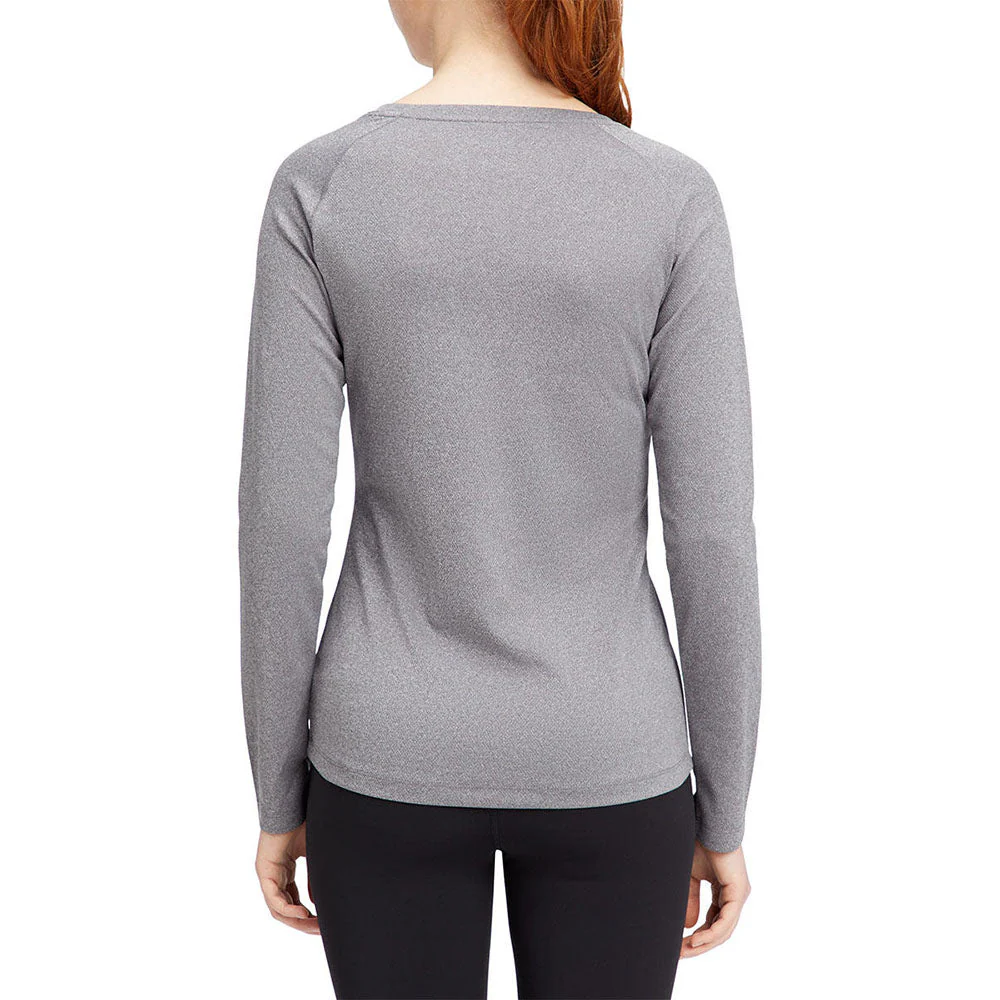 ENERGETICS Natalja Long Sleeve Women's Running T-Shirt - Grey - L (EU SIZE)