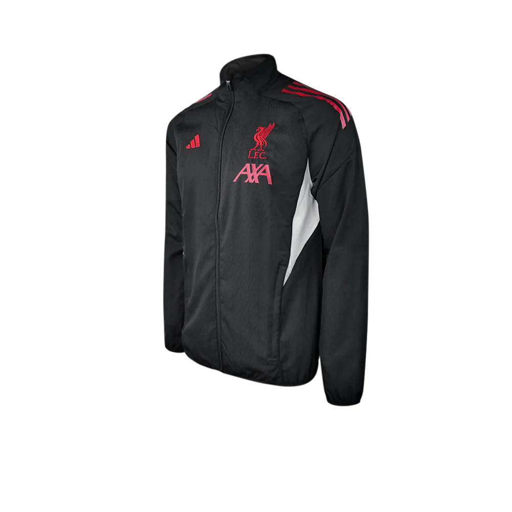 ADIDAS Liverpool FC Tiro 25 Competition Presentation Men's Football Jacket - Black - 2XL (UK SIZE)
