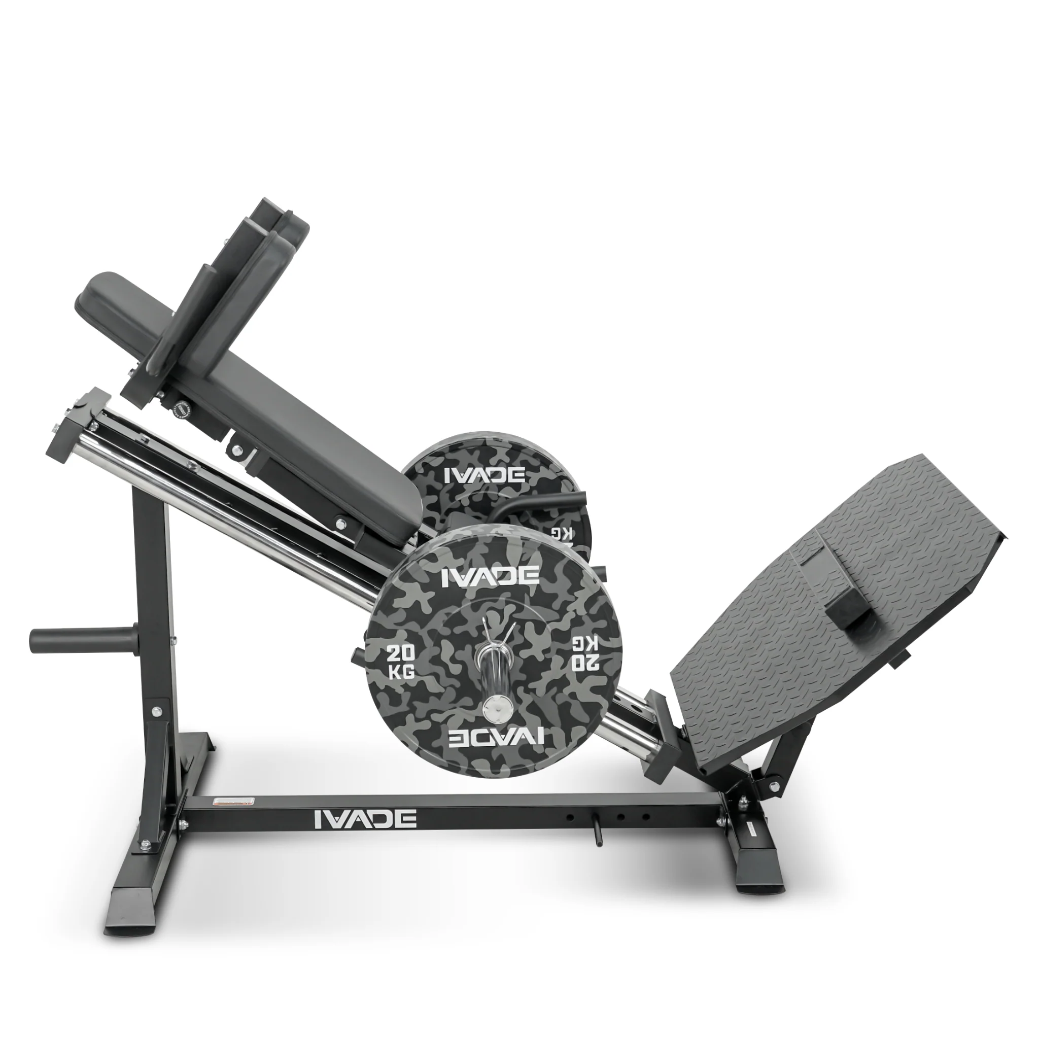 เครื่อง LEG PRESS / HACK SQUAT & CALF รุ่น IV-L20 - Black - ONE SIZE